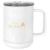 15 oz. White Vacuum Insulated Mug w/Slider Lid Thumbnail