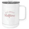 15 oz. White Vacuum Insulated Mug w/Slider Lid Thumbnail