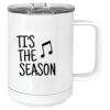 15 oz. White Vacuum Insulated Mug w/Slider Lid Thumbnail