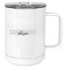 15 oz. White Vacuum Insulated Mug w/Slider Lid Thumbnail