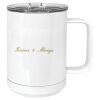 15 oz. White Vacuum Insulated Mug w/Slider Lid Thumbnail