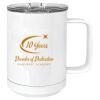 15 oz. White Vacuum Insulated Mug w/Slider Lid Thumbnail