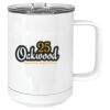 15 oz. White Vacuum Insulated Mug w/Slider Lid Thumbnail