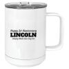 15 oz. White Vacuum Insulated Mug w/Slider Lid Thumbnail