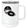 15 oz. White Vacuum Insulated Mug w/Slider Lid Thumbnail