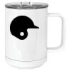 15 oz. White Vacuum Insulated Mug w/Slider Lid Thumbnail