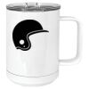 15 oz. White Vacuum Insulated Mug w/Slider Lid Thumbnail