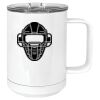 15 oz. White Vacuum Insulated Mug w/Slider Lid Thumbnail
