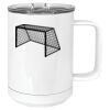 15 oz. White Vacuum Insulated Mug w/Slider Lid Thumbnail