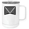 15 oz. White Vacuum Insulated Mug w/Slider Lid Thumbnail