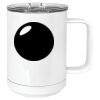 15 oz. White Vacuum Insulated Mug w/Slider Lid Thumbnail