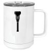 15 oz. White Vacuum Insulated Mug w/Slider Lid Thumbnail
