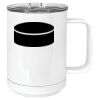 15 oz. White Vacuum Insulated Mug w/Slider Lid Thumbnail