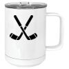 15 oz. White Vacuum Insulated Mug w/Slider Lid Thumbnail