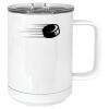 15 oz. White Vacuum Insulated Mug w/Slider Lid Thumbnail