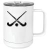 15 oz. White Vacuum Insulated Mug w/Slider Lid Thumbnail