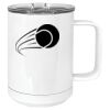 15 oz. White Vacuum Insulated Mug w/Slider Lid Thumbnail