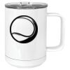 15 oz. White Vacuum Insulated Mug w/Slider Lid Thumbnail
