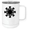 15 oz. White Vacuum Insulated Mug w/Slider Lid Thumbnail
