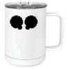 15 oz. White Vacuum Insulated Mug w/Slider Lid Thumbnail