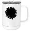 15 oz. White Vacuum Insulated Mug w/Slider Lid Thumbnail