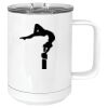 15 oz. White Vacuum Insulated Mug w/Slider Lid Thumbnail