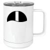 15 oz. White Vacuum Insulated Mug w/Slider Lid Thumbnail