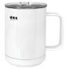 15 oz. White Vacuum Insulated Mug w/Slider Lid Thumbnail
