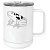 15 oz. White Vacuum Insulated Mug w/Slider Lid Thumbnail
