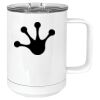 15 oz. White Vacuum Insulated Mug w/Slider Lid Thumbnail