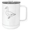 15 oz. White Vacuum Insulated Mug w/Slider Lid Thumbnail