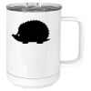 15 oz. White Vacuum Insulated Mug w/Slider Lid Thumbnail
