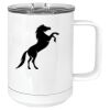 15 oz. White Vacuum Insulated Mug w/Slider Lid Thumbnail