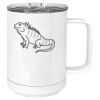 15 oz. White Vacuum Insulated Mug w/Slider Lid Thumbnail