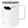 15 oz. White Vacuum Insulated Mug w/Slider Lid Thumbnail