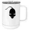 15 oz. White Vacuum Insulated Mug w/Slider Lid Thumbnail