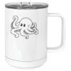 15 oz. White Vacuum Insulated Mug w/Slider Lid Thumbnail