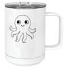 15 oz. White Vacuum Insulated Mug w/Slider Lid Thumbnail