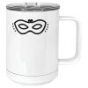 15 oz. White Vacuum Insulated Mug w/Slider Lid Thumbnail