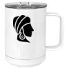 15 oz. White Vacuum Insulated Mug w/Slider Lid Thumbnail