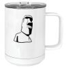 15 oz. White Vacuum Insulated Mug w/Slider Lid Thumbnail