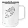 15 oz. White Vacuum Insulated Mug w/Slider Lid Thumbnail