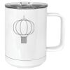 15 oz. White Vacuum Insulated Mug w/Slider Lid Thumbnail