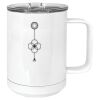 15 oz. White Vacuum Insulated Mug w/Slider Lid Thumbnail