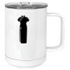 15 oz. White Vacuum Insulated Mug w/Slider Lid Thumbnail