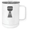 15 oz. White Vacuum Insulated Mug w/Slider Lid Thumbnail