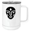 15 oz. White Vacuum Insulated Mug w/Slider Lid Thumbnail