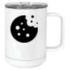 15 oz. White Vacuum Insulated Mug w/Slider Lid Thumbnail