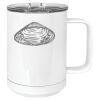 15 oz. White Vacuum Insulated Mug w/Slider Lid Thumbnail