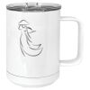 15 oz. White Vacuum Insulated Mug w/Slider Lid Thumbnail